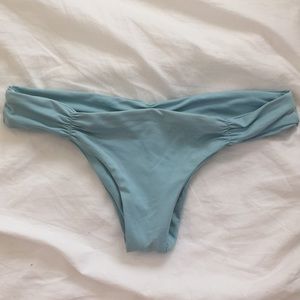 L Space blue bikini bottoms